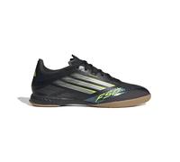 adidas F50 League Indoor Football Boots, Botas de fútbol Unisex Adulto, Core Black/Iron Metallic/Lucid Lemon, 39 1/3 EU