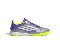 Adidas Unisex Adulto F50 League Turf Football Boots, Purple Rush/Cloud White/Lucid Lemon, 40 EU