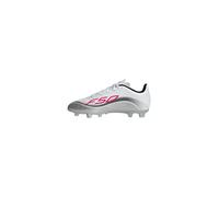 adidas Unisex niños F50 Messi Club Firm Ground/Multi Ground Football Boots Kids, FTWR White/Lucid Red/Silver Met, 38 2/3 EU