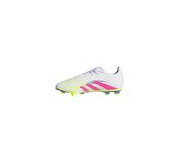 adidas Unisex Kids' Bota de fútbol Predator Club césped natural seco/multisuperficie (Adolescentes), Cloud White/Lucid Pink/Lucid Lemon, 36 2/3