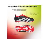 Botas de fútbol adidas predator club fxg infantil negro 38 2/3