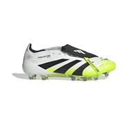 Adidas - Bota de fútbol Predator Elite FT AG, Unisex, White-Core Black-Lucid Lemon, 6 UK