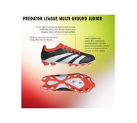 Botas de fútbol adidas predator league mg infantil negro 38 2/3