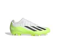 adidas X Crazyfast.3 Firm Ground Boots, Botas de fútbol Unisex Adulto, Cloud White/Core Black/Lucid Lemon, 41 1/3 EU