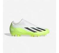 adidas Unisex adulto X CRAZYFAST.3 LL FG, Cloud White / Core Black / Lucid Lemon, 46 EU