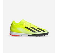adidas X Crazyfast League Turf Boots, Botas de fútbol Unisex Adulto, Solar Yellow/Core Black/Cloud White, 45 1/3 EU