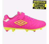 Botas De Fútbol De Alto Rendimiento Umbro Speciali Liga Junior Rosa