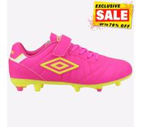 Umbro Especiales Liga Júnior Alto Rendimiento Botas de Fútbol Rosa