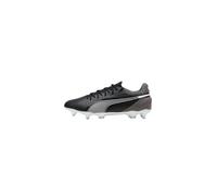 PUMA King Match MxSG, Soccer Shoe Unisex Adulto, Black White-Cool Dark Gray, 42.5 EU