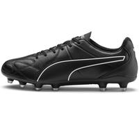 Botas de fútbol deportivas PUMA para niños King Hero FG, negro/blanco, 38 EUR
