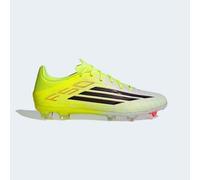 adidas Unisex Adulto F50 League Firm Ground/Multi Ground Football Boots, Team Solar Yellow 2/Core Black/Lucid Red, 42 EU