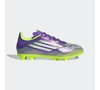 adidas F50 League Firm Multi Ground Football Boots Kids, Botas de fútbol Unisex niños, Purple Rush/Cloud White/Lucid Lemon, 33 EU