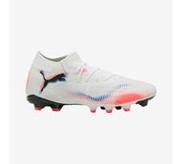 Puma Future 8 Match FG/AG - Zapatillas de fútbol Unisex para Adulto, Puma Blanco Puma Negro Rojo Brillante, 39 EU