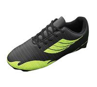 Botas de fútbol para mujer, zapatillas de deporte ligeras, zapatillas de correr, deportivas, con material exterior de piel, antideslizantes, para exteriores, para mujer, con cordones, verde, 42 EU