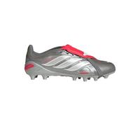 Botas de fútbol para niños adidas Academy Astro Turf con lengüeta plegable, gris/rojo, 38 EU
