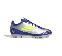 Botas de fútbol adidas f50 club fg/mg messi infantil plata 38
