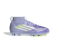 adidas F50 SPARKFUSION League W Mid Firm Artificial Ground Football Boots Kids, Botas de fútbol Unisex niños, Violet Tone/Lucid Lemon/Purple Rush, 32 EU