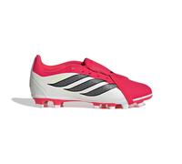 adidas Unisex niños Predator Club Fold-Over Tongue Firm Ground/Multi Ground Football Boots Kids, Lucid Red/Core Black/FTWR White, 37 1/3 EU