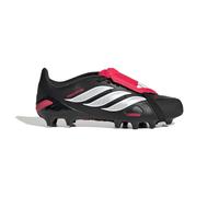 Adidas Botas de fútbol Predator League — Lengüeta plegable AG, Infantil, Negro/Blanco/Rojo, 38