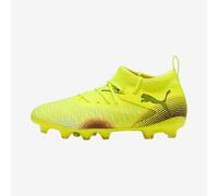 PUMA Future 8 Match FG/AG JR, Zapatillas de fútbol, Yellow Alert Black-Sun Struck, 33 EU