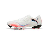 Puma Botas de fútbol Future 8 Match Low FG/AG Unisex Blanco/Negro/Rojo brillante 42 EU