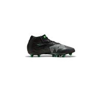 PUMA Future 8 Match MG, Zapatillas de fútbol Unisex Adulto, Black Silver-Fluo Green, 42 EU