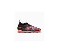 PUMA Future 8 Match TT + Mid JR, Zapatillas de fútbol, Black White-Glowing Red, 34.5 EU