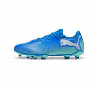 PUMA Botas de fútbol Future 7 Play FG/AG, Hyperlink Blue Mint White, 44.5 EU