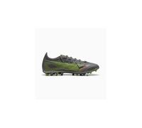 PUMA Ultra 5 Match MG, Zapatillas de fútbol Unisex Adulto, Matte Aged Silver-Yellow Alert Aged Silver, 45 EU