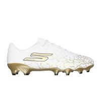 Skechers SKX_ 1.5 Academy FG en Blanco/Negro/Oro, talla 45