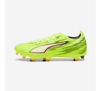 Puma Ultra 6 Match FG/AG - Tenis de fútbol Unisex, Color Amarillo Alerta, Negro Brillante, Rojo y Lima, Talla 11 de Reino Unido, Yellow Alert Puma Black Glowing Red Lime Squeeze, 46 EU