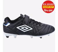 Umbro Botas de fútbol Speciali Liga Junior para terreno firme Negras