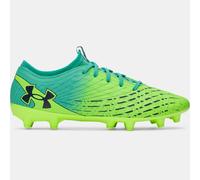 Under Armour Botines de fútbol Magnetico Select 5 unisex para adultos, Modo verde/Hyper Green/Academy, 13.5 Women/12 Men