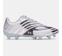 Botas de fútbol Under Armour Shadow Club 4 FG Jr. para niño Acero / Metalico Plata / Negro 28