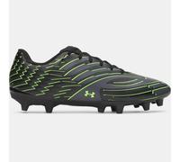 Botas de fútbol Under Armour Shadow Club 4 FG unisex Negro / Titan Gris / Hyper Verde 47.5