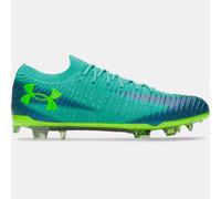 Botas de fútbol Under Armour Shadow Elite 3 FG para hombre Verde Mode / Hyper Verde / Metalico Plata 40.5