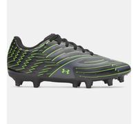 Botas de fútbol Under Armour Shadow Select 4 FG Jr. para niño Negro / Titan Gris / Hyper Verde 35.5