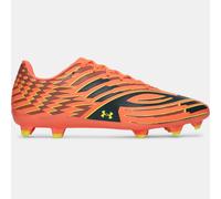 Botas de fútbol Under Armour Shadow Select 4 FG unisex Electric Tangerine / Arden Verde / High Vis Amarillo 46