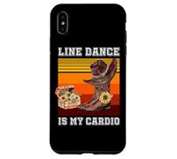 Botas de Girasol Line Dance Is My Cardio para bailarín de música Country Carcasa para iPhone XS MAX