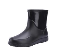 Botas de Goma para Hombre Botas de Lluvia for Hombre, Ligeras, for Senderismo, Impermeables, for Exteriores, de Goma, for el Trabajo y el Agua(Black,44)