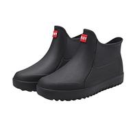 Botas de goma para mujer, impermeables, medias altas, antideslizantes, resistentes a la abrasión, zapatos de lluvia, cómodos, ligeros, zapatos de jardín, impermeables para exteriores, días lluviosos