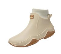 Botas de goma para mujer, para playa, deportes al aire libre, yoga, verano, natación, plataforma, zapatos para mujer, beige, 44 EU