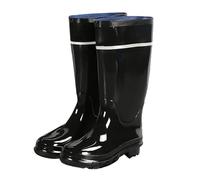 Botas de goma para mujer y hombre, botas y botas de lluvia con cordón y boca elástica, zapatos de goma, parte inferior, zapatos de cocina de aceite, botas de lluvia fáciles de limpiar, perfectas para