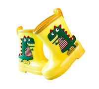 Botas de goma para niña y niño, botas de lluvia impermeables unisex para niños, botas de lluvia para niños pequeños, ligeras, cómodas para guardería, suelas suaves, antideslizantes, para barro, lluvia