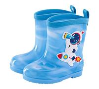 Botas de goma para niñas, zapatos de exterior, botas de goma para niños, ligeras, resistentes a la intemperie, antideslizantes, con suela antideslizante, zapatos de lluvia impermeables para niños y