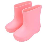 Botas de goma para niños: con suela antideslizante, zapatos de lluvia para niños y niñas, zapatos de exterior, resistentes a la intemperie, botas de lluvia antideslizantes, botas de goma para niños