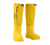 Botas de goma para niños pequeños, niñas, botas de lluvia impermeables con reflectores, botas ligeras antideslizantes para niños para días húmedos, juego al aire libre, amarillo, 33 EU