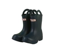 Botas de goma para niños y niñas unisex con forro de espuma EVA ligera botas impermeables suela antideslizante mejor agarre escuela ocio botas de lluvia, marine, 27 EU