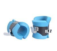 Botas de gravedad para fortalecer el núcleo y aliviar el dolor de espalda, ejercitador de fitness de inversión con barra de mano y ganchos abdominales, con cuerda de seguridad de 1 metro (azul)