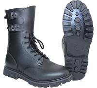Botas de Hebilla Ranger del Ejercito Francos de Cuero Negro - Zapatos Militares